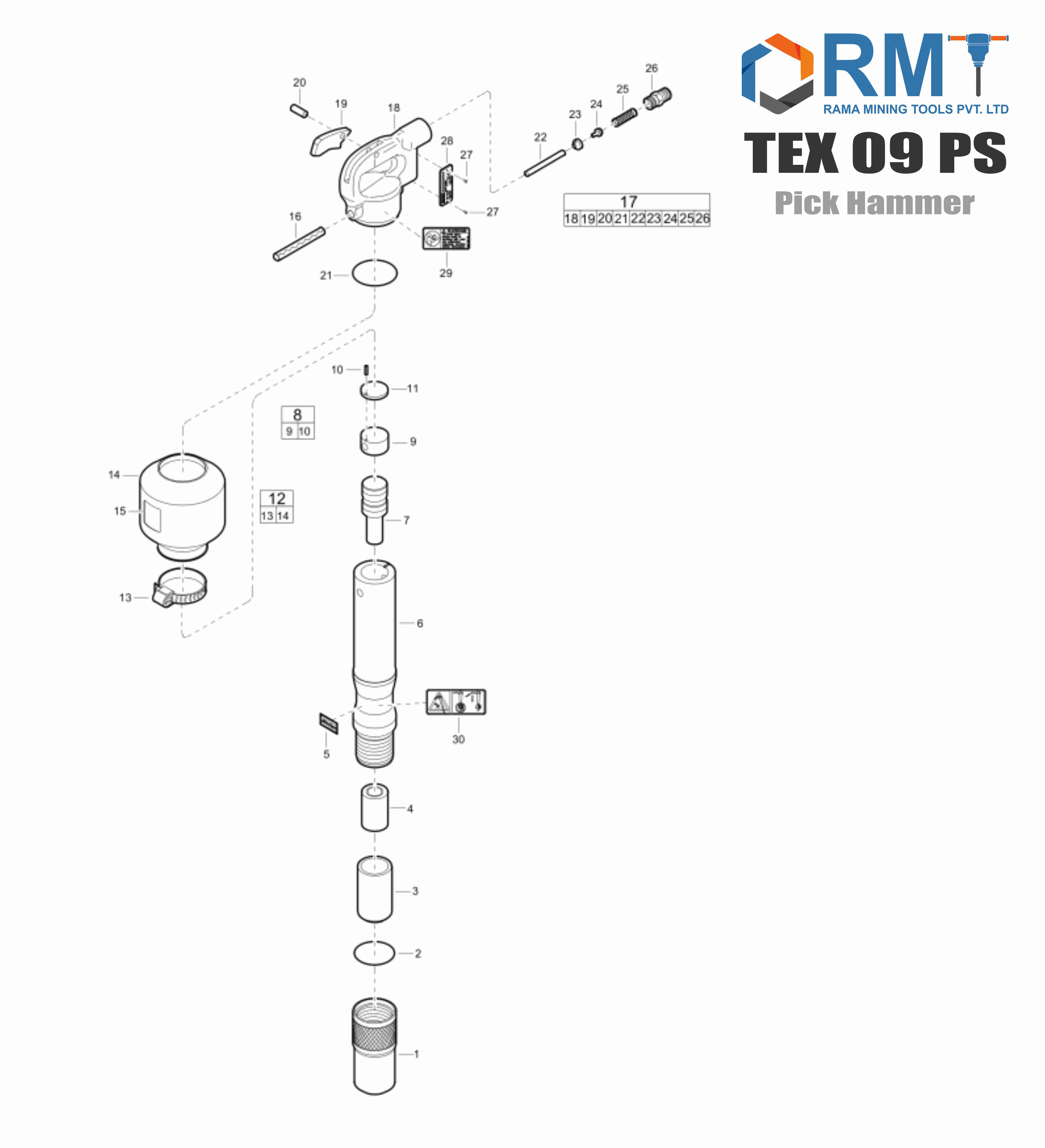 TEX 09 PS - Pick Hammer